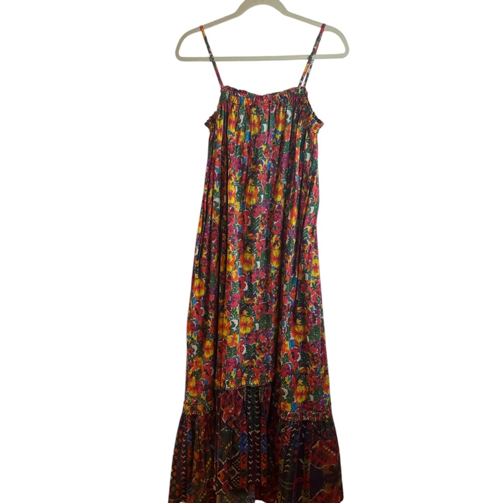 NWT Ro's Garden Nelson Vibrant Floral Maxi Dress Sz. M/L - Picture 7 of 15